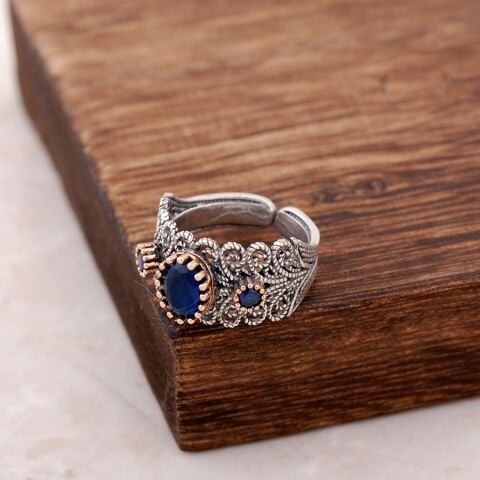 Telkari İşlemeli Gümüş Yüzük 2519