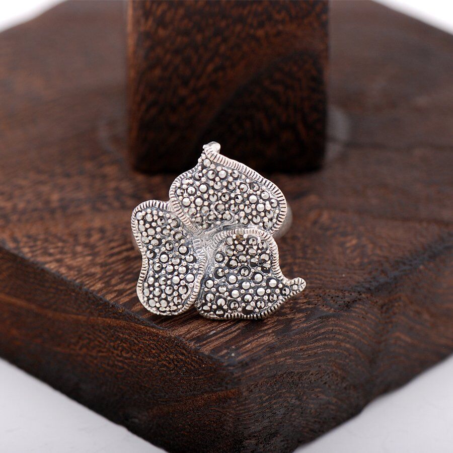 Markazit Taşlı Tasarım Gümüş Yüzük 2418