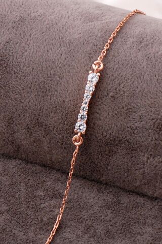 Su Yolu Rose Gümüş Bileklik 3971