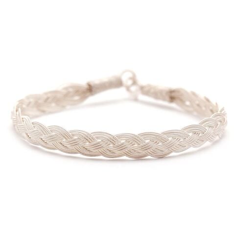 Kazaziye El Sarması Gümüş Bileklik 152