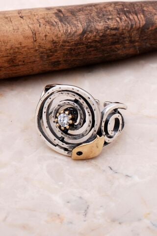 Sarma Elişi Tasarım Gümüş Yüzük 3143