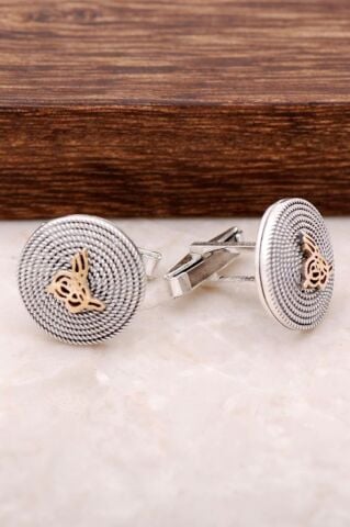 TELKARİ EL SARMASI OSMANLI TUĞRALI KOL DÜĞMESİ 22