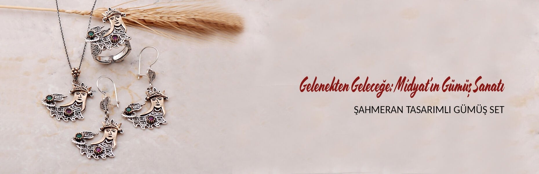 Şahmeran Tasarım Gümüş Set