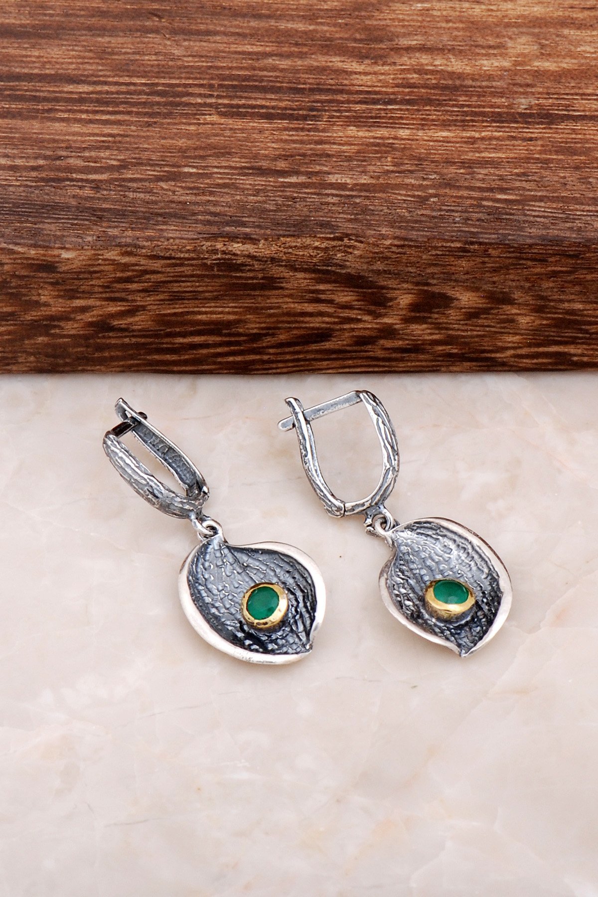 Damla Tasarım Gümüş Küpe 4551