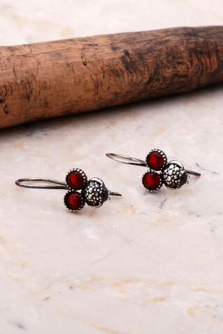 Baykuş Tasarımlı Gümüş Küpe 4902