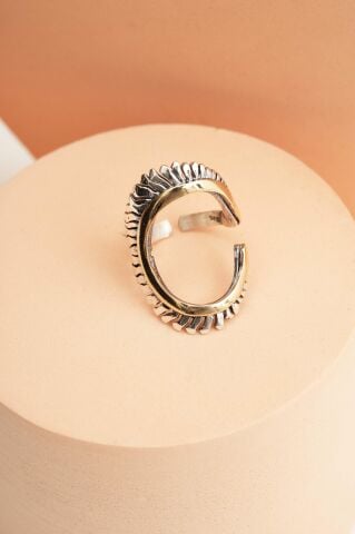 Teodora Tasarım Elişi Gümüş Yüzük 2037