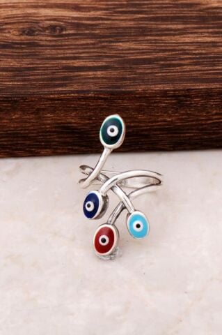 Hayat Ağacı Tasarım Gümüş Yüzük 788