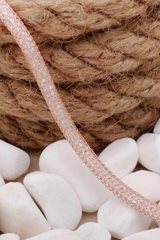 Tığ Örgü Taşlı Tasarım Rose Gümüş Set 2466