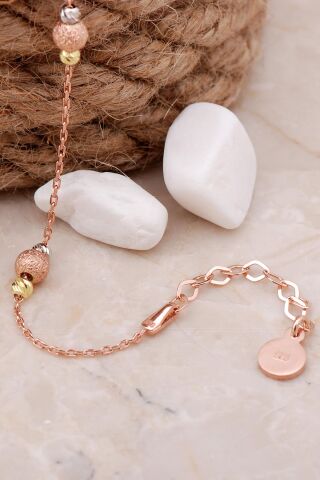 Dorissa Toplu Rose Gümüş Bileklik 3892