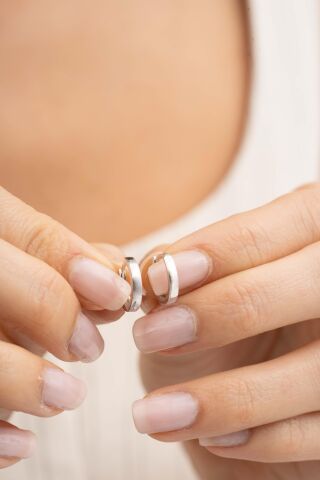 Gümüş 12 Mm Halka Küpe 5146