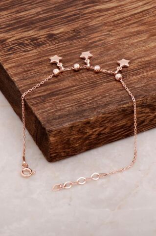 Yıldız Tasarım Gümüş Bileklik 3188