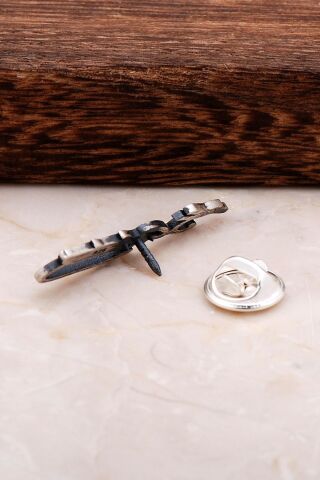 Kemal Atatürk İmzali Gümüş Yaka Rozeti 22