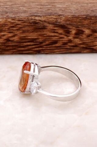 Sultan Taşlı Tasarım Gümüş Yüzük 1774