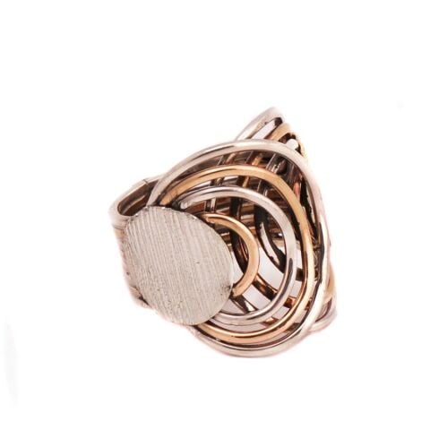 Çılgın Halkalar Tasarım Gümüş Yüzük 1452