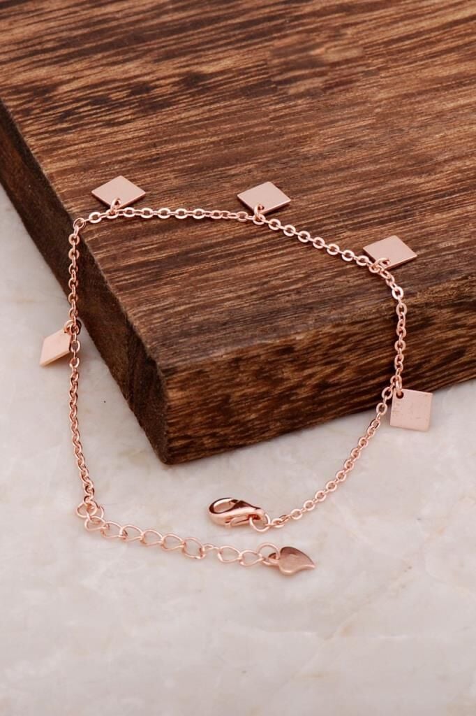 Pullu Tasarım Gümüş Bileklik 3197