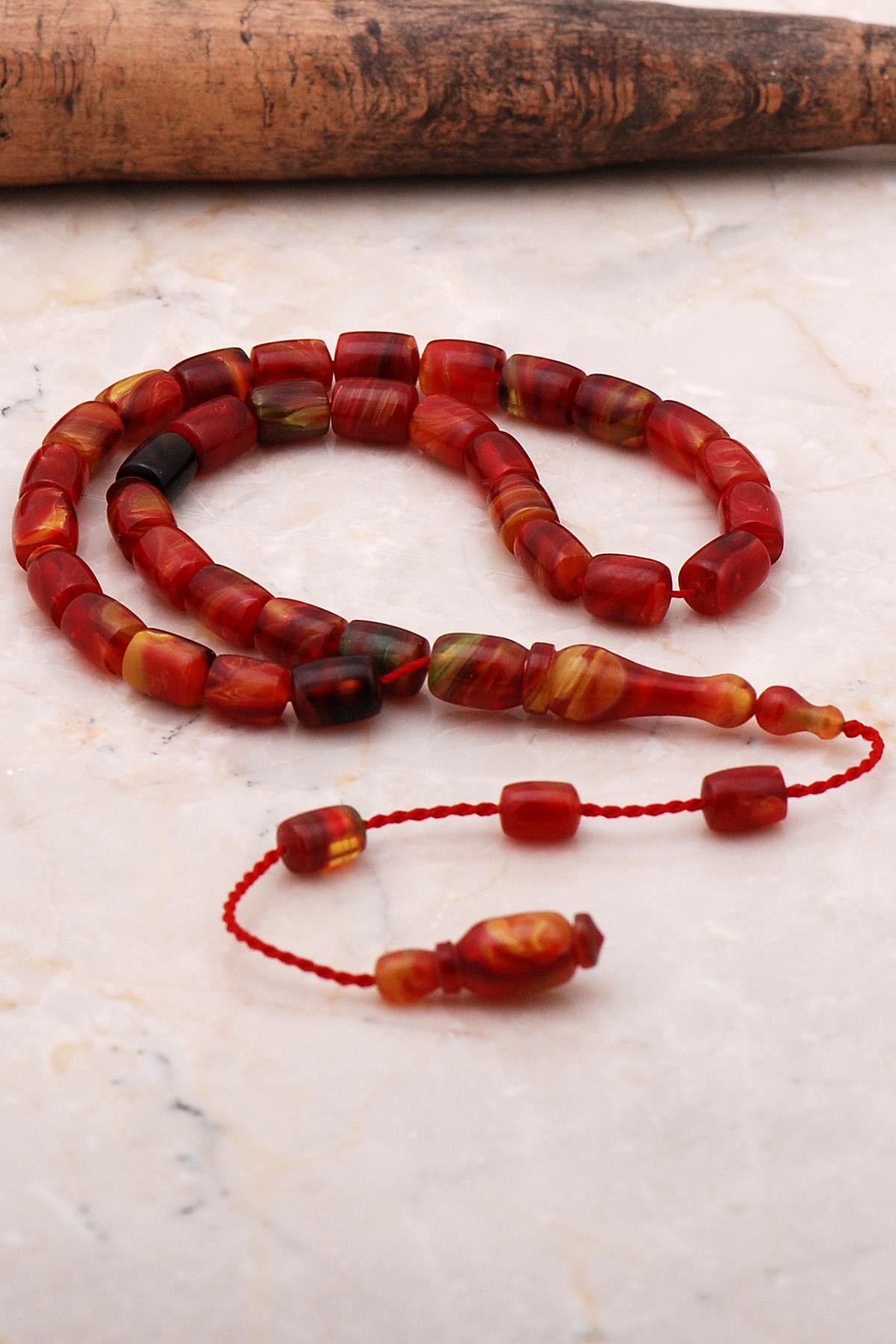 Kesme Bilek Boy Mini Kehribar Tesbih 294