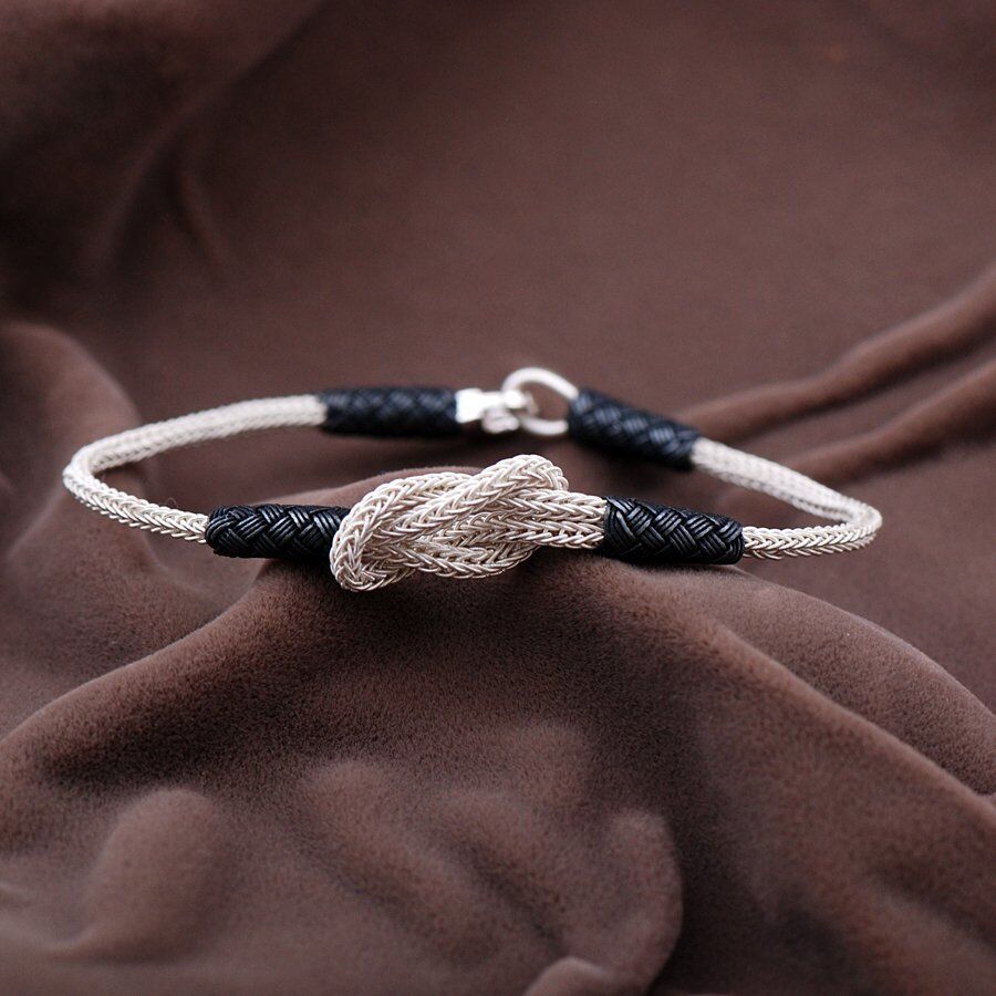 Kazaziye El Sarması Gümüş Bileklik 2082