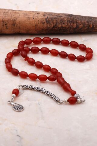 Arpa Kesim Bilek Boy Mini Kehribar Tesbih 299