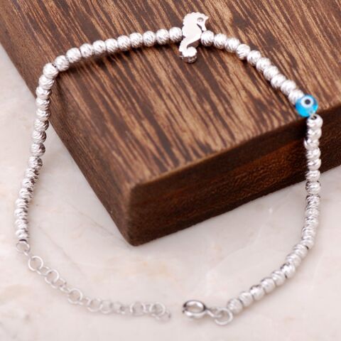 Dorissa Deniz Atı Tasarımlı Gümüş Bileklik 2288