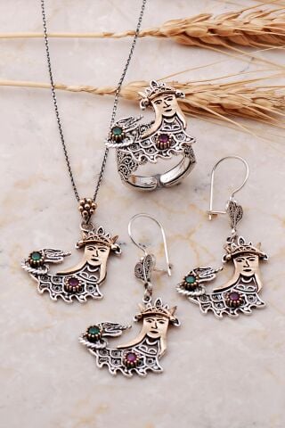 Şahmeran Tasarım Gümüş Set 2001