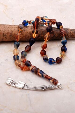 Usta İşi Tasarım Kehribar Tesbih 311