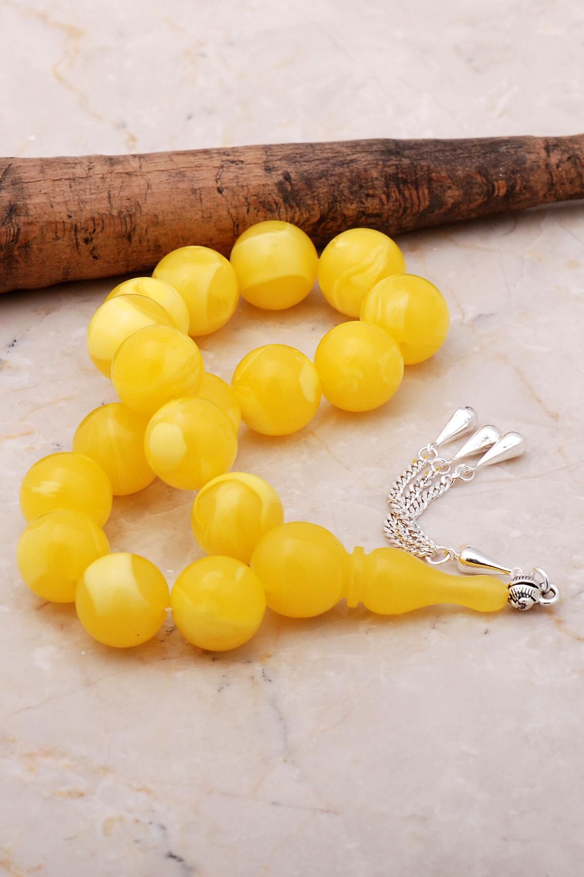 Misket Boy Özel Üretim Kehribar Tesbih 331