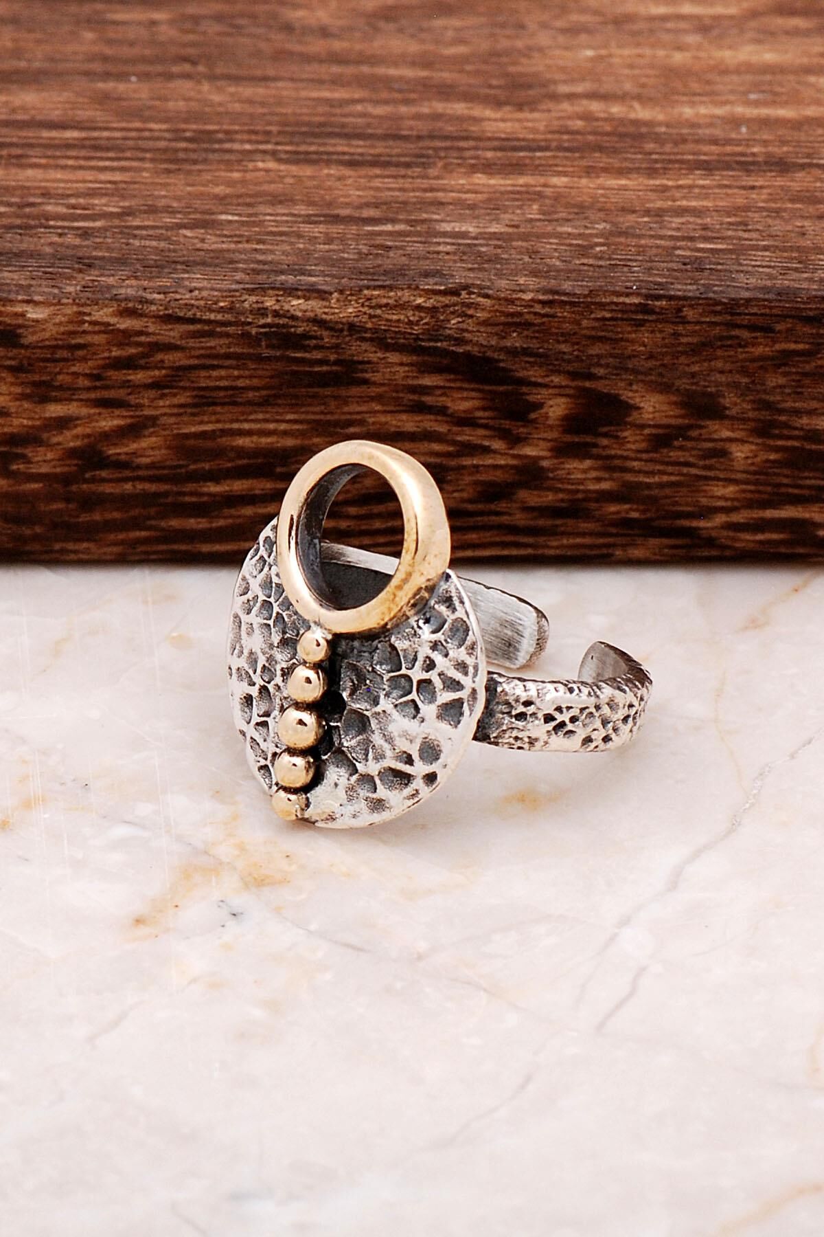 Hero Antik Tasarım Elişi Gümüş Yüzük 2884