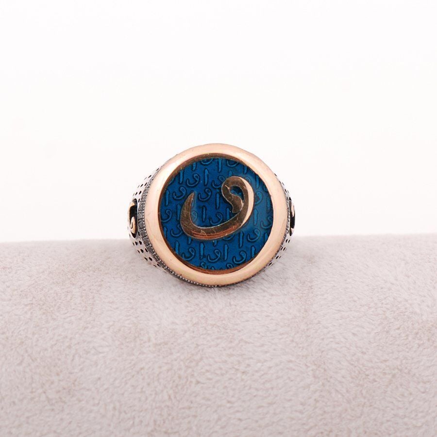 Vav Tasarım Gümüş Erkek Yüzük 1315