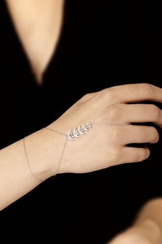 Başak Gümüş Şahmeran Yüzüklü Bileklik 11