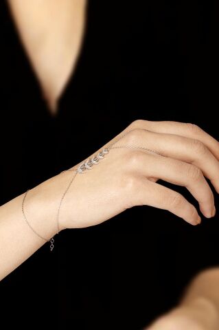 Başak Gümüş Şahmeran Yüzüklü Bileklik 11