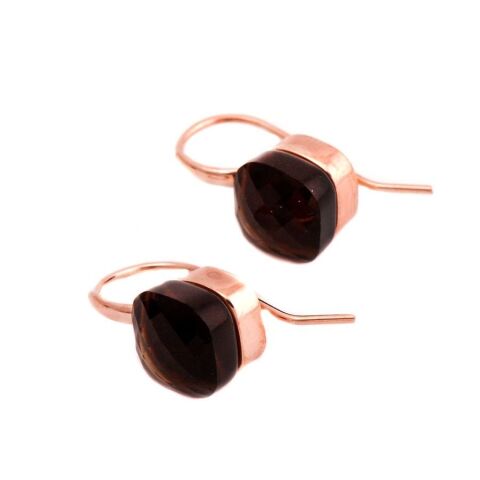 Topaz Taşlı Rose Gümüş Set 1417