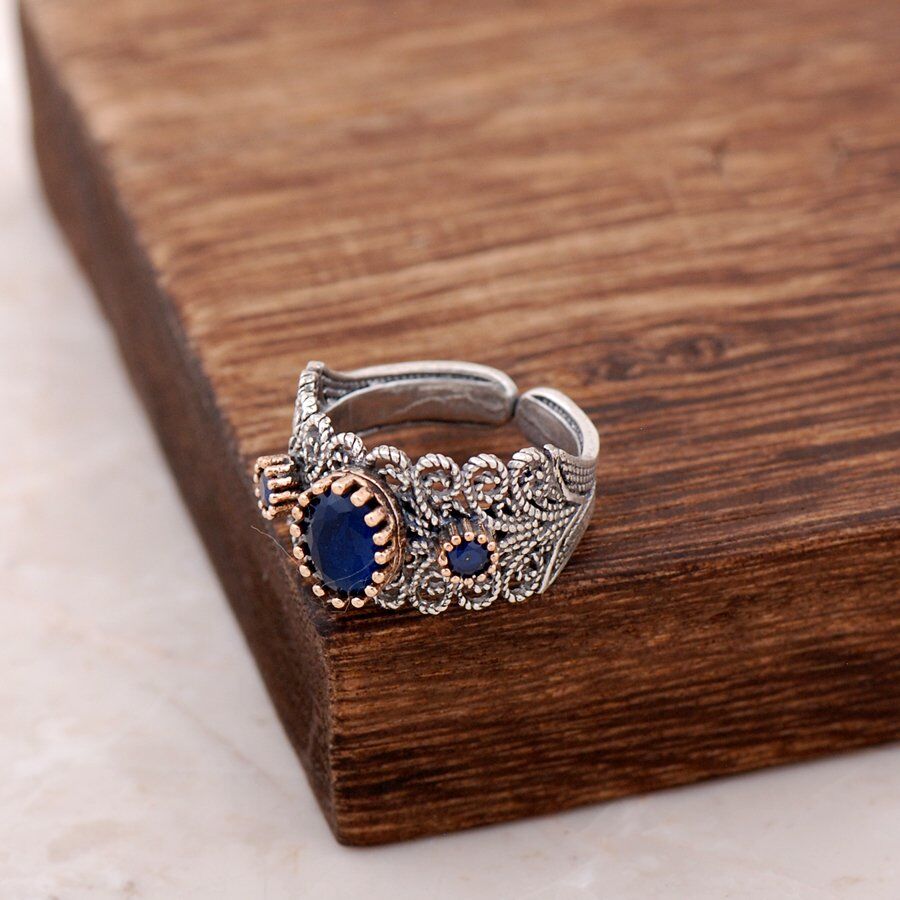 Telkari İşlemeli Gümüş Yüzük 2519