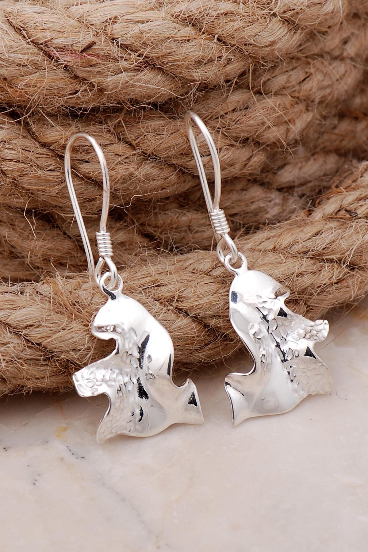 Tasarım Gümüş Küpe 5693