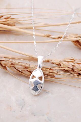 Tasarım Gümüş Kolye 7477