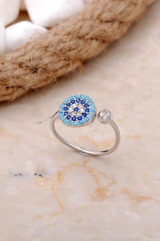 Göz Tasarımlı Gümüş Yüzük 2891