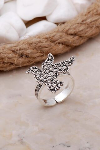 Güvercin Telkari Elişi Gümüş Yüzük 3515