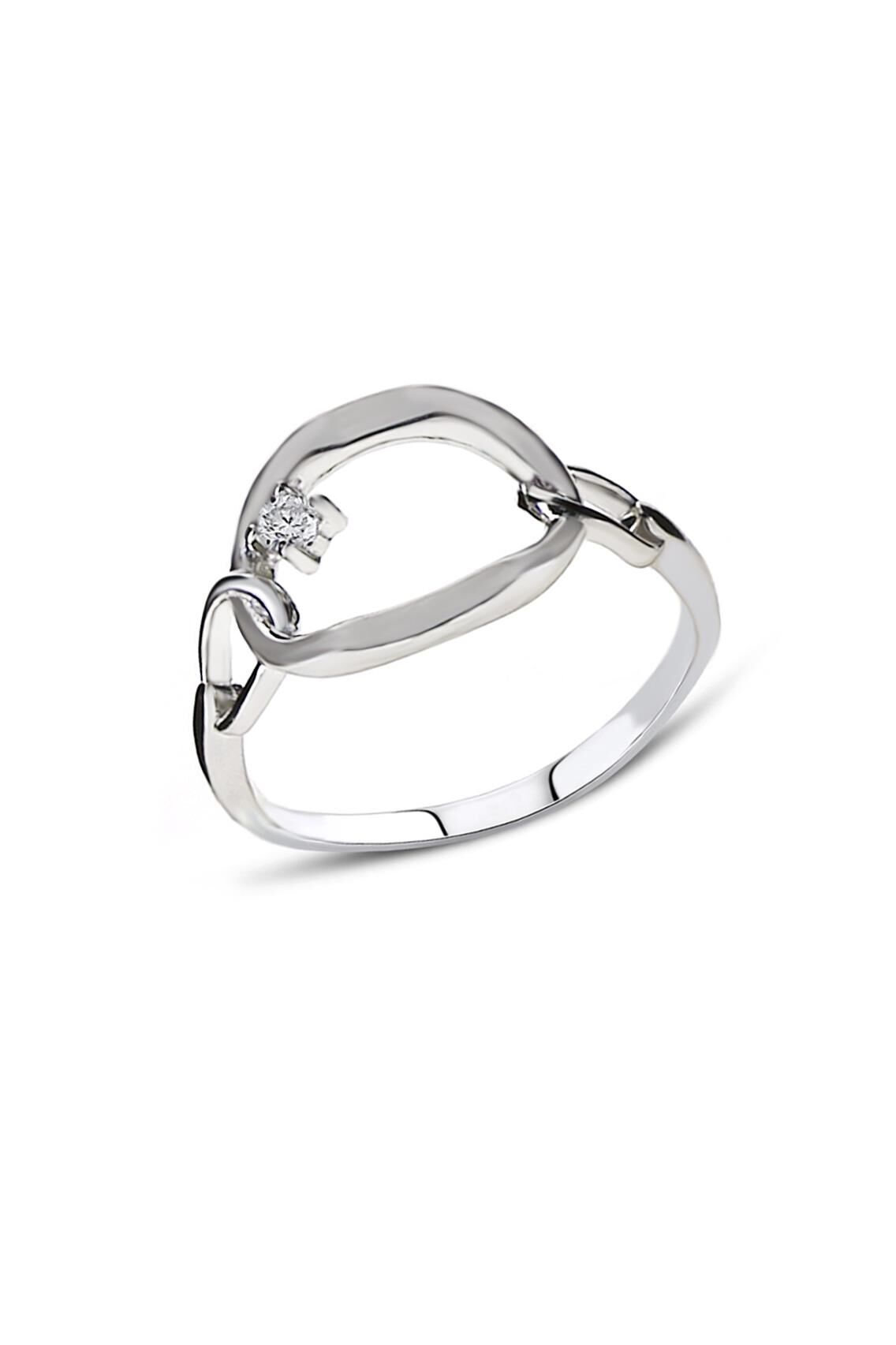 Gurmet Model Tasarım Rodyumlu Gümüş Yüzük 3154