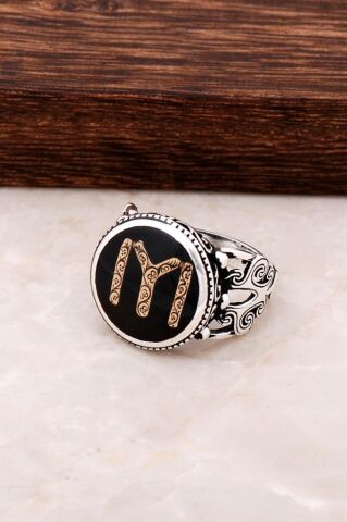 Kayı Boyu Gümüş Erkek Yüzük 764