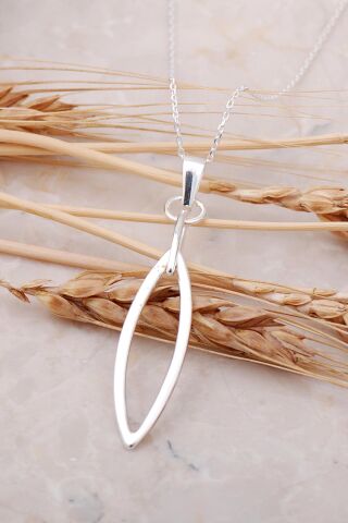 Tasarım Gümüş Kolye 7492