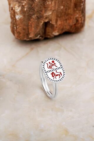 Özgürlüğün Ruhu Sembolü Elişi Mineli Gümüş Yüzük 3760