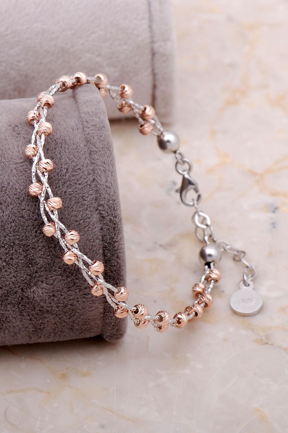 Dorika Rose 925 Ayar Gümüş Bilezik 3325