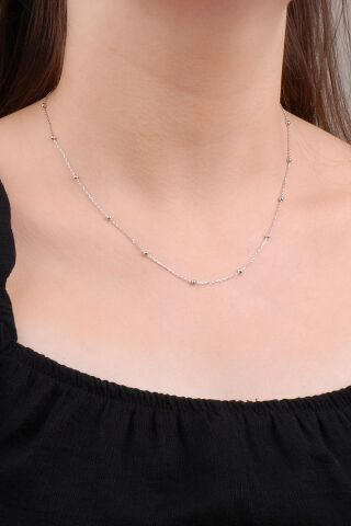 Toplu Gümüş 45 Cm Zincir Kolye 6619