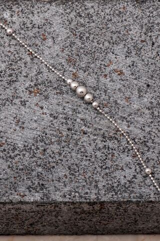 Toplu Rodyumlu Gümüş Halhal 340