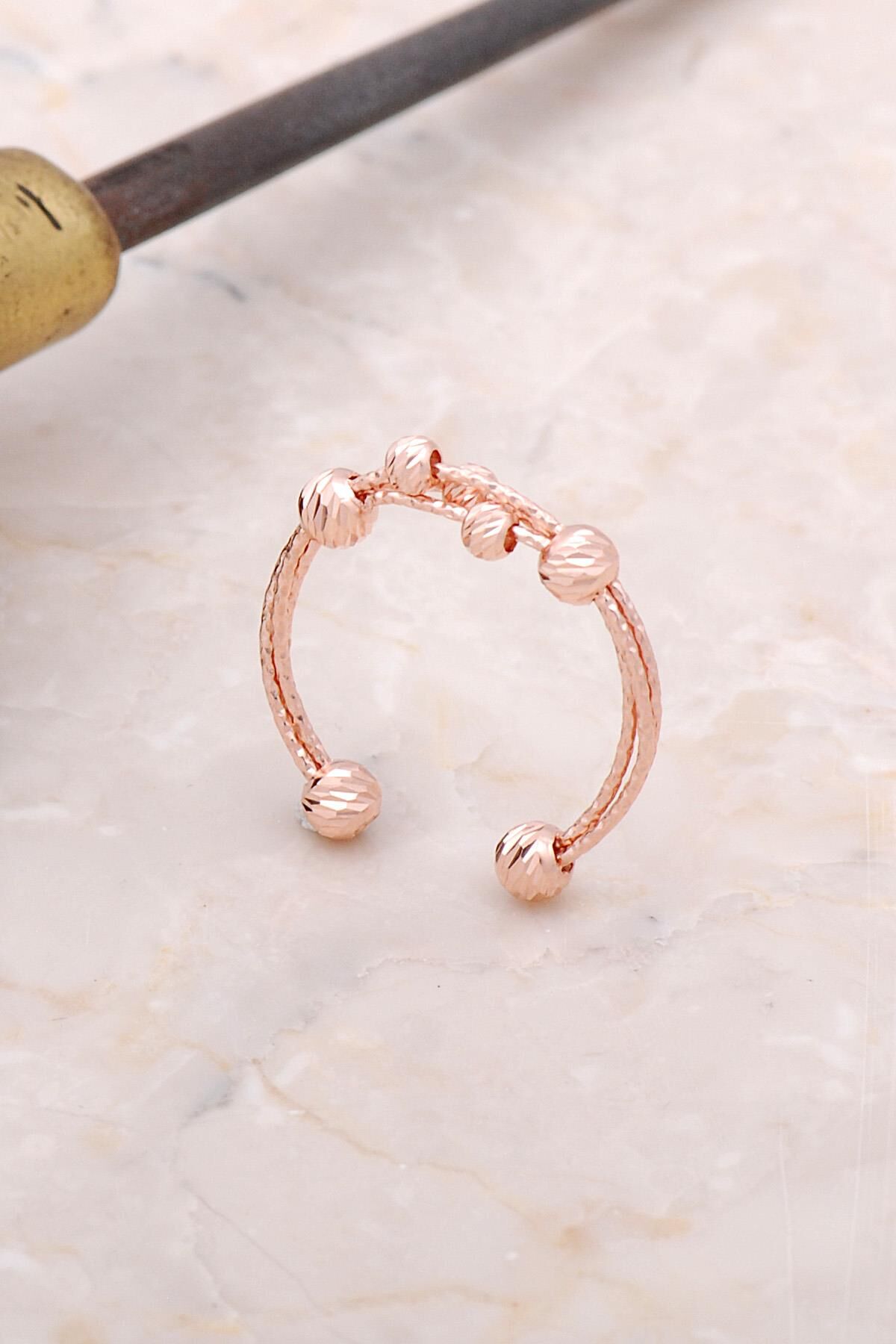 Dorica Rose Gümüş Yüzük 3001