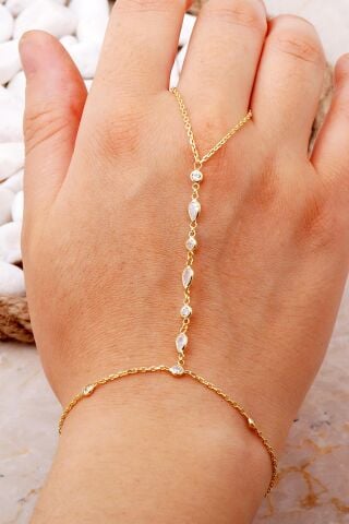 Damla Altın Yaldızlı Gümüş Şahmeran 62