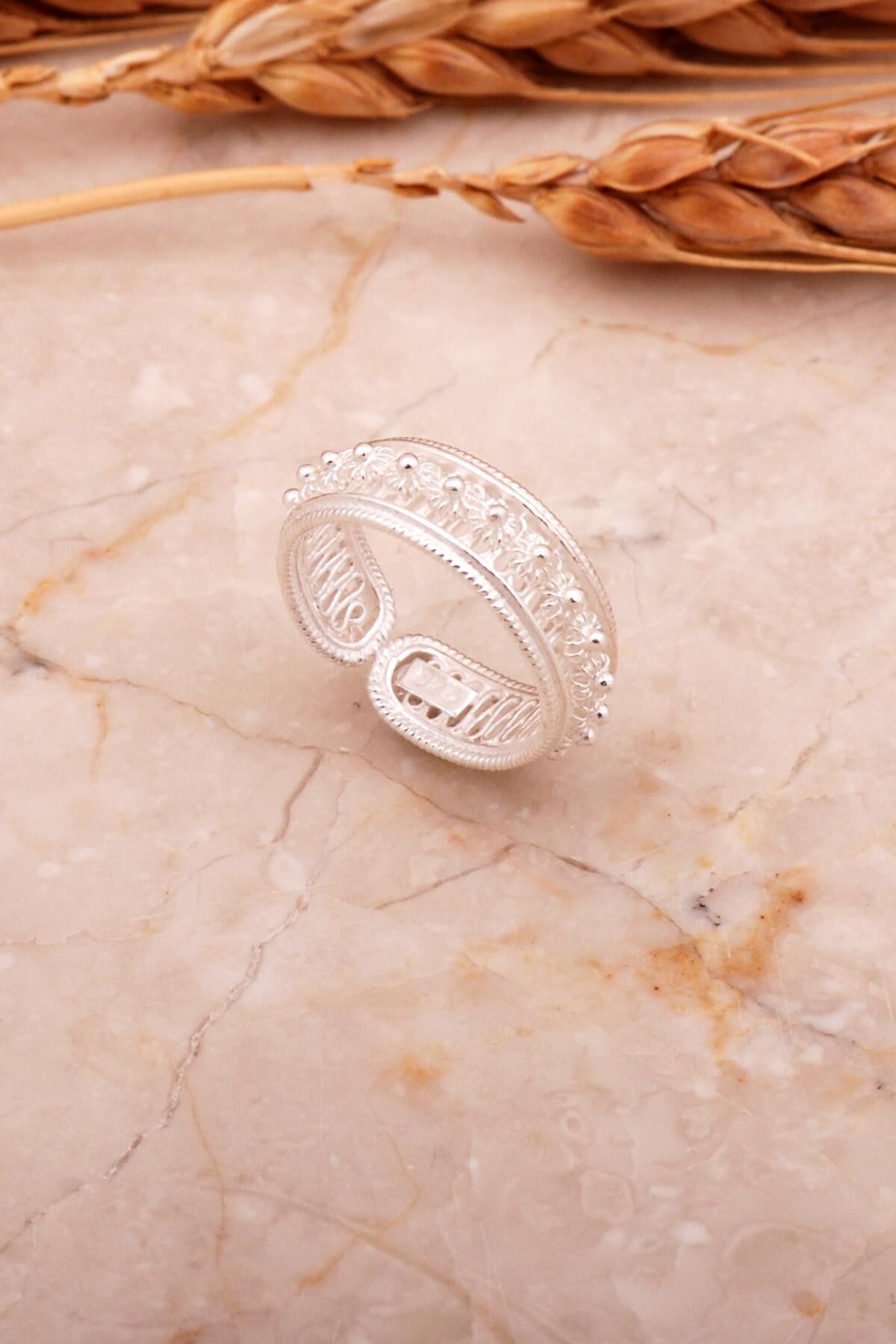 Bereket Model Telkari Elişi Gümüş Yüzük 5769