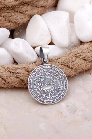 Nazar Ayetli Gümüş Kolye Ucu 7586