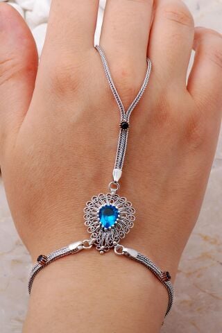 Damla Telkari Elişi Gümüş Şahmeran 74