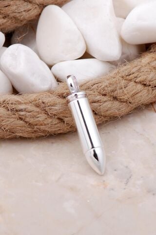 Kurşun Gümüş Kolye Ucu 7603