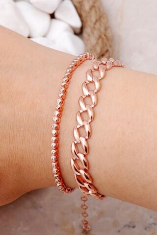 Gurmet ve Su Yolu Rose Gümüş Kombin Bielklik 3998